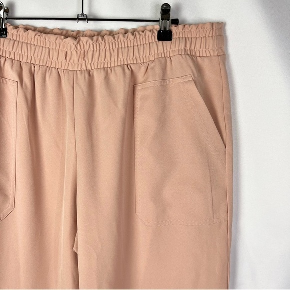 Melissa Paige Light Pink Straight Leg Trouser Pants L - Picture 3 of 4
